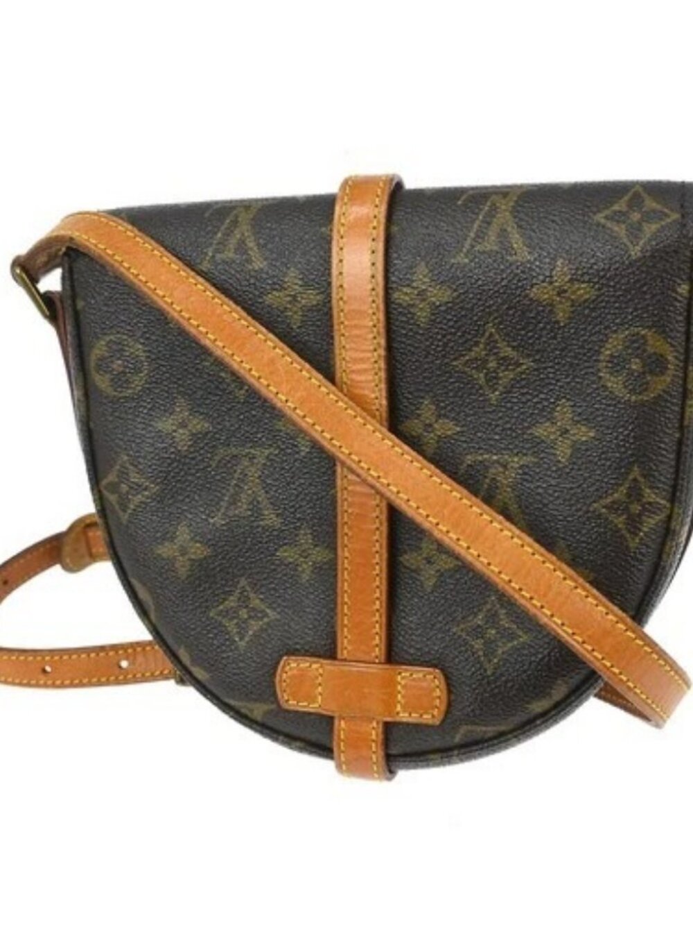 BUYIT03 LOUIS VUITTON CHANTILLY PM SHOULDER CROSSBODY BAG MONOGRAM 863VI - Picture 2 of 16